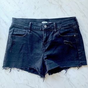 Old Navy distressed boyfriend jean shorts
